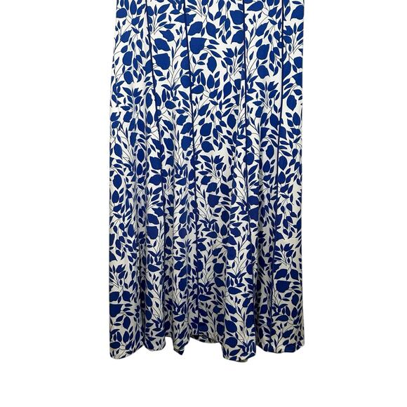 Perceptions Sleeveless Ruched Waist Floral Midi Dress M Feminine Colorful Summer - Picture 7 of 10